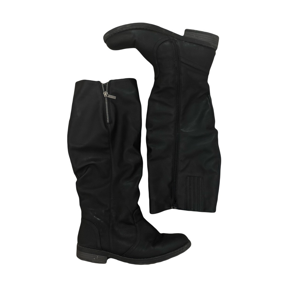 Black Knee-High Boots